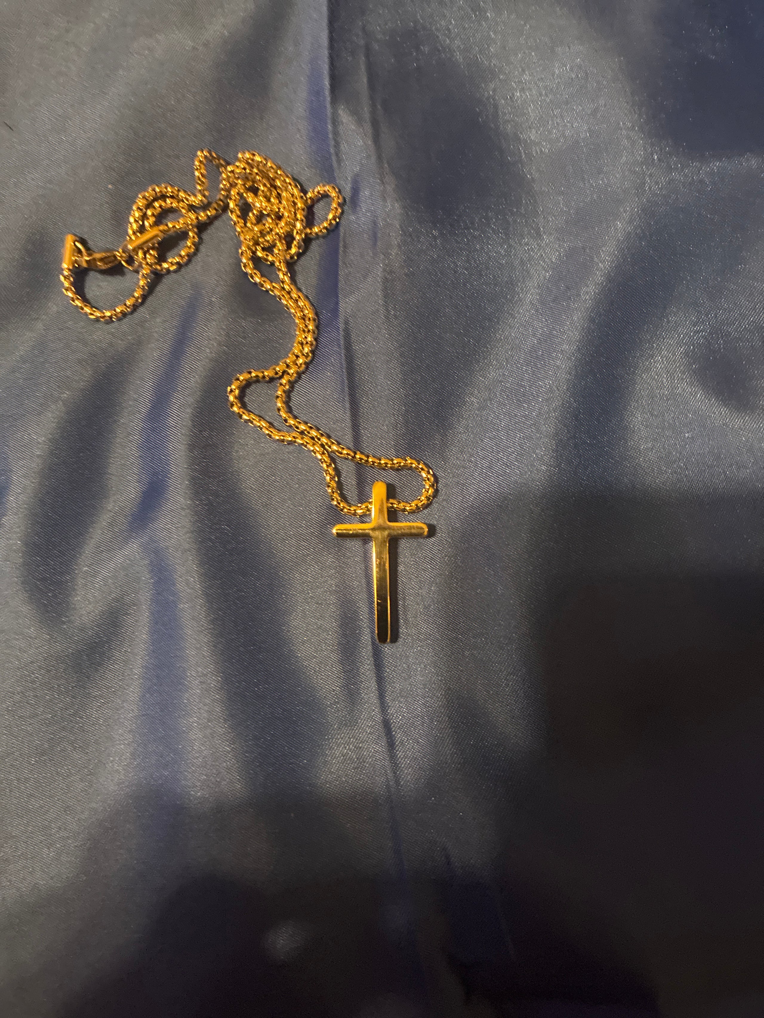 Silver Cross Necklace